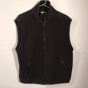 Black Fleece Vest by Timberline Colorado, size L.